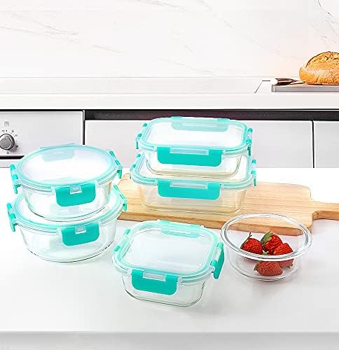 24-Piece Glass Food Storage Containers