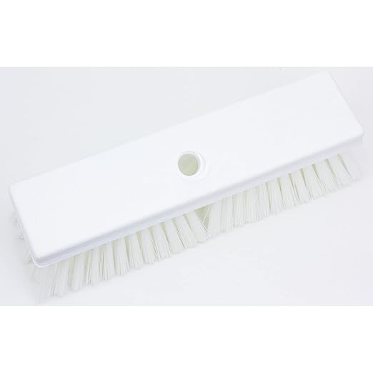 SPARTA Plastic Floor Scrub Brush, Brush Head Only, Deck Brush