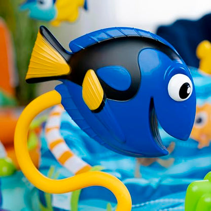 Bright Starts, Disney Baby, Finding Nemo Sea of Activities Jumper, Activity Centre with 13 Activities, Lights, Music and Ocean Sounds, Adjustable Height, 360° Rotation, Ages 6 Months +
