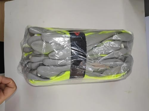 Vgo... 10Pairs Safety Work Gloves,Gardening Gloves,Polyurethane Coated,Dipping Gloves,Latex Free(PU2103)