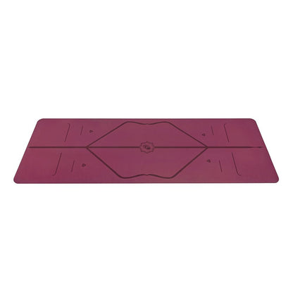 Liforme Original Yoga Mat – Free Yoga Bag Included - Patented Alignment System, Warrior-like Grip, Non-slip, Eco-friendly, sweat-resistant, long, wide, 4.2mm thick mat for comfort