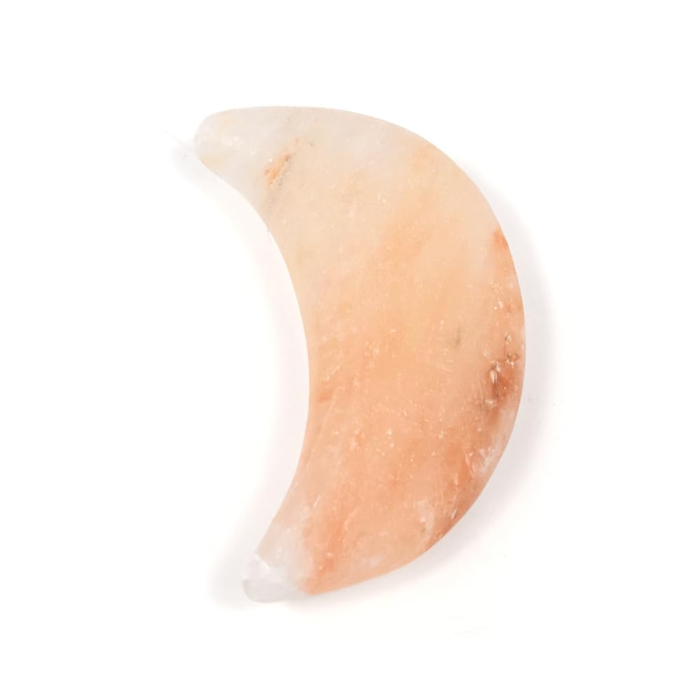 QYLHH Moon Shape Himalayan Salt Massage Stones Hot Massage Cold Massage Stones Set Warm Rocks Kit for Facial SPA
