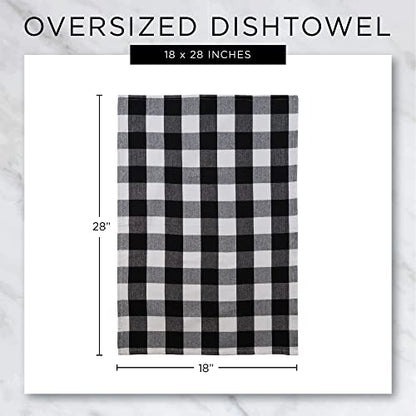 DII Holiday Dish Towels Christmas Kitchen Décor, 18x28, Holiday Trimmings, 2 Piece