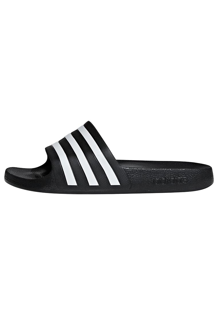 adidas Unisex Adilette Aqua Slides, Core Black/Cloud White/Core Black, 9 UK