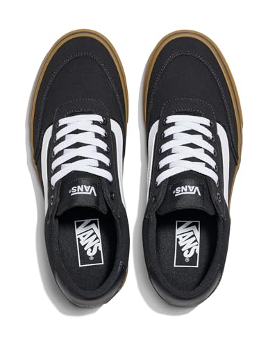 Vans Brooklyn Ls, Sneaker Men's, Canvas Black Gum, 9 UK