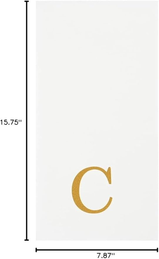 Luxenap 15.8 X 7.9 Inch Linen-Feel Guest Towels, 2000 Lettered Hand Towels