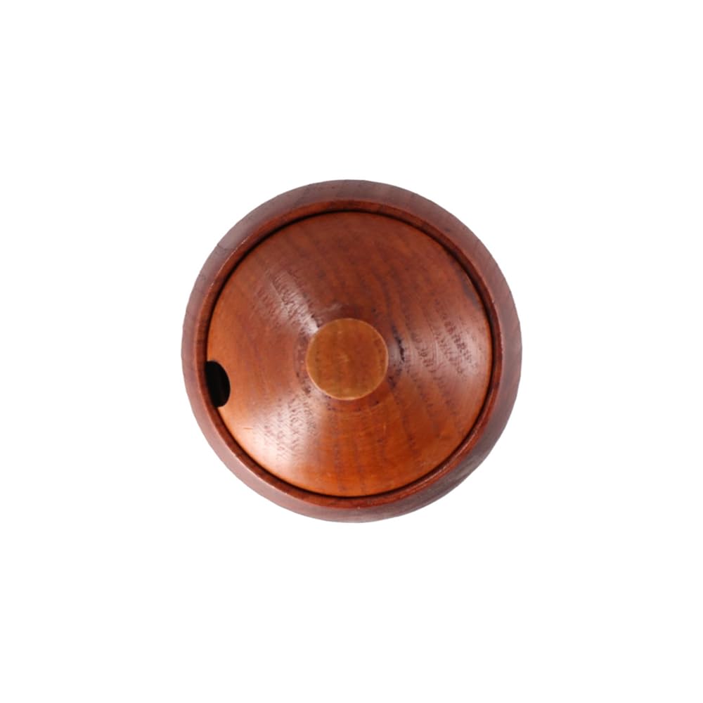 Leadigol Solid Wood Spice Jar Condiment Bowls with Wooden Spoon, Salt Seasoning Container Condiment Jar Storage Box with Spoon for Home Kitchen