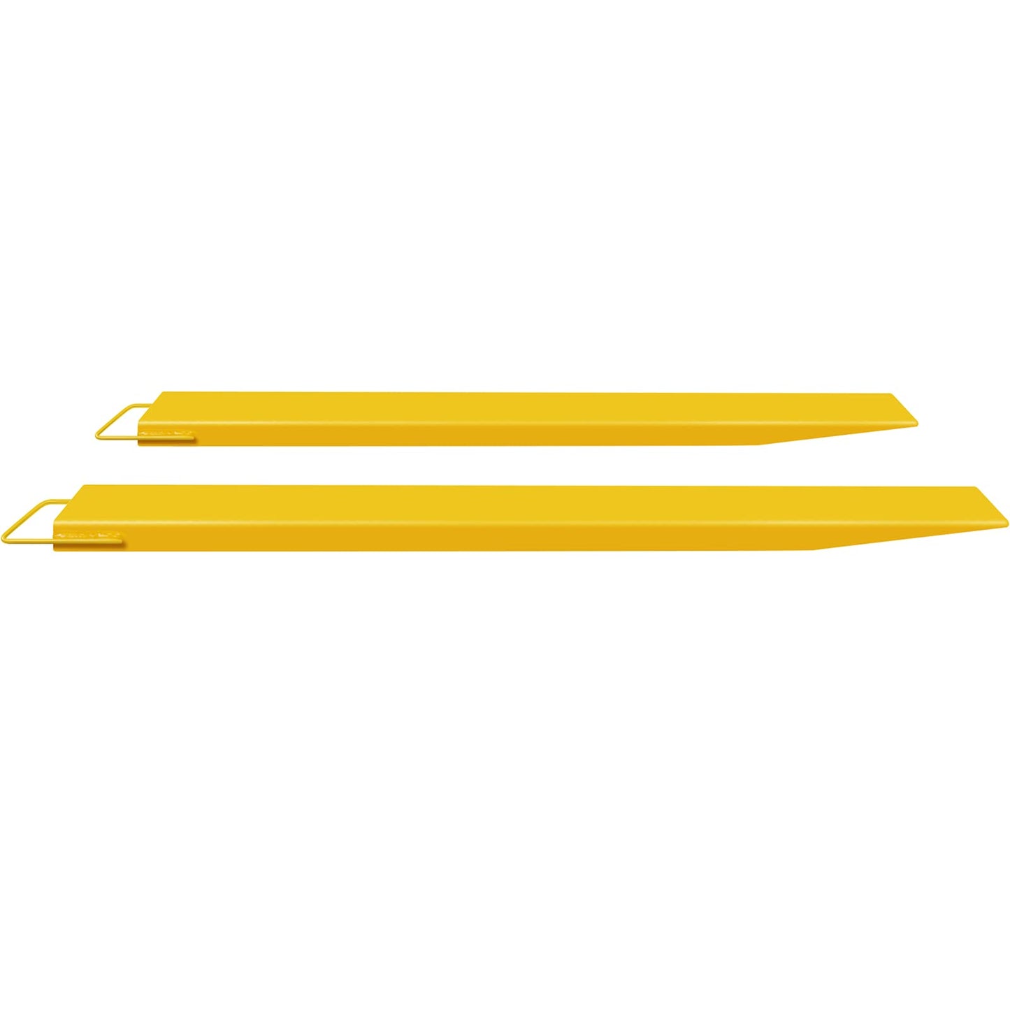 BestEquip Forklift Extensions, 96 inch Fork Extensions 5.5 inch Width, Heavy Duty Steel Pallet Fork Extensions, 1 Pair Forklift Extensions for Forklift Lift Truck Forklift Loaders