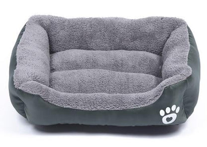 SuperGift.com Soft & Fluffy Pet Bed - Anti-Anxiety Washable Bed for Dogs and Cats - Non-Slip Base - Dog & Cat Bed - Warm and Cosy - Grey (Medium)