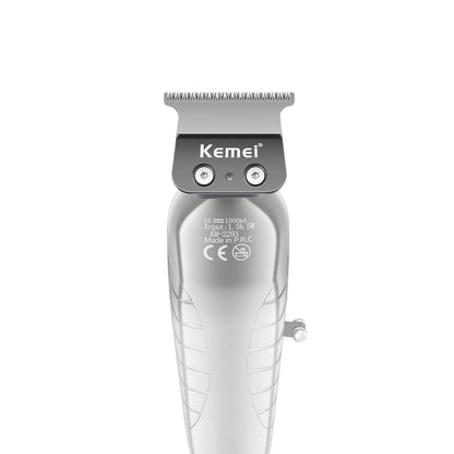 KEMEI 2293 Professional Hair/Beard Trimmer for Men Zero Gapped Hair Clippers for Barber with T Blade, Cordless Rechargeable
