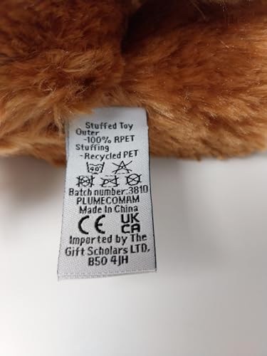 Zappi Co Ultra Soft Mammoth Plush Toy (23 cm Length) - 100% Recycled, Eco-Friendly, Newborn Gift, Realistic Lifelike