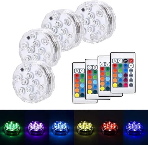 Led Pumpkin Lights for Halloween Decorations, Halloween Pumpkin Lights with Remote Battery Operated for Inside Pumpkins Outdoor