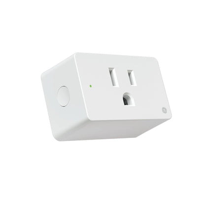 GE Cync Smart Indoor Plug, Smart Outlet Control, WiFi Outlet Plug, Matter Compatible, Works with Alexa and Google Home