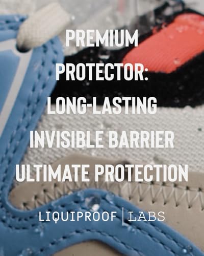 Liquiproof LABS Premium Protector Spray 250ml long lasting waterproof and stain protection for leather, suede, nubuck, sheepskin and fabrics. For shoes handbags trainers boots clothes
