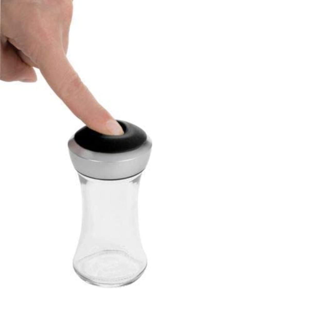 Pop-up Lid Salt or Pepper Shaker by Trudeau - 1 Shaker (Color May Vary)