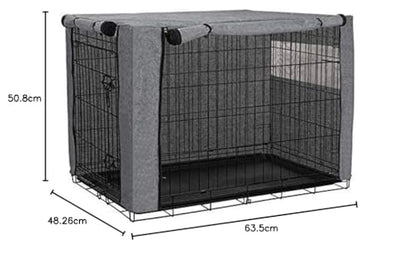 Chengsan Durable Windproof Dog Crate Cover for Metal Crate Indoor Outdoor Protection