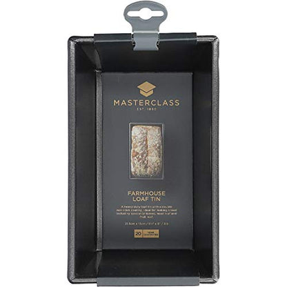 MasterClass 3 lb Loaf Tin with PFOA Non Stick, Robust 1 mm Carbon Steel, 21.5 x 13 cm Bread Pan