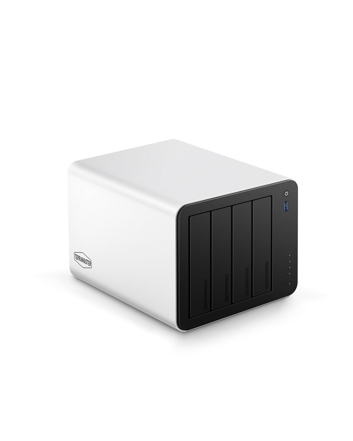TERRAMASTER F4-425 Plus NAS Storage - 4Bay Intel N150 Quad-Core CPU, 16GB RAM DDR5, 5GbE LAN x 2, M.2 Slot x 3, Network Attached Storage for Teamwork, Multimedia Server (Diskless)