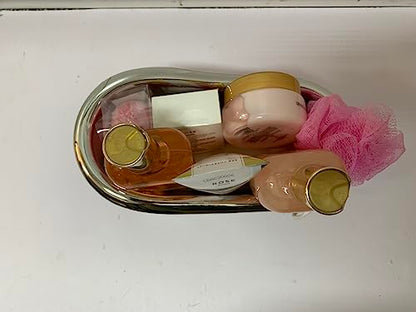 spa luxetique Gift Set For Women, Bath Sets for Women Gift, 8 Pcs Rose Spa Basket Includes Bubble Bath, Shower Gel, Body Lotion, Birthday Spa Gifts, Mother‘s Day Gifts for Mom, Christmas Gifts for Her