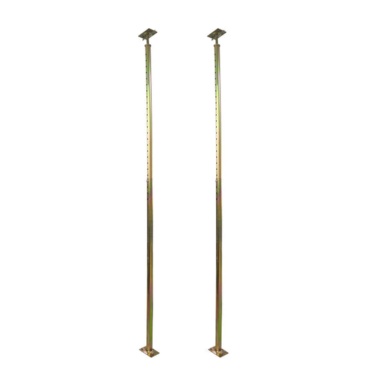 ASTAMOTOR 2 Pack 59" - 100" Adjustable House Floor Wall Jack Post Pole Rod Fit for Leveling Framing Basement Crawlspace Beam Roof Stair Ceiling