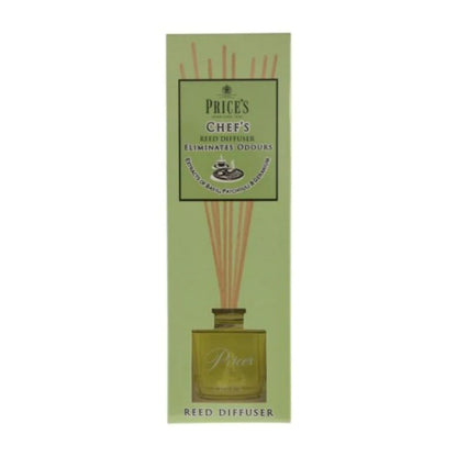Price's Candles Chef's Reed Diffuser Refill For Home Fragrance | Long-Lasting Reed Diffusers For Décor | Elegant Air Freshener For Stress Relief | Aromatherapy Diffuser Gifts For Women & Men