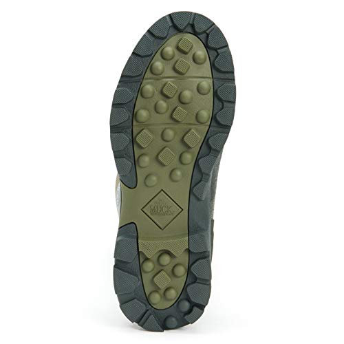 Muck Boots Unisex Derwent II Pull On Waterproof Wellington Boot, Dark Green, 8
