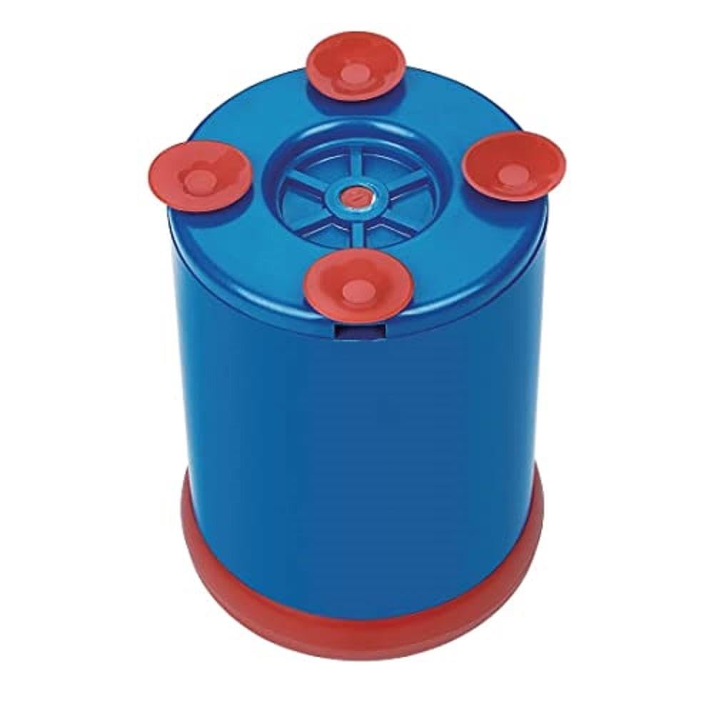 Jantex 8538 In Sink Manual Glasswasher, Blue and Red