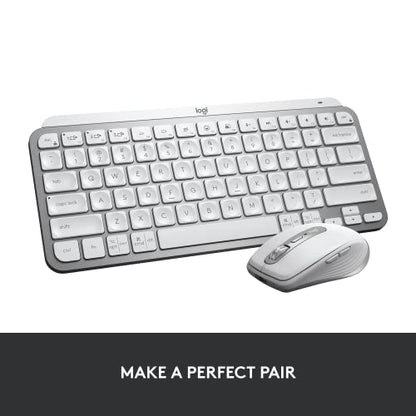 Logitech MX Keys S Wireless Keyboard, Low Profile, Fluid Precise Quiet Typing, Programmable Keys, Backlighting, Bluetooth, USB C Rechargeable, for Windows PC, Linux, Chrome, Mac - Graphite