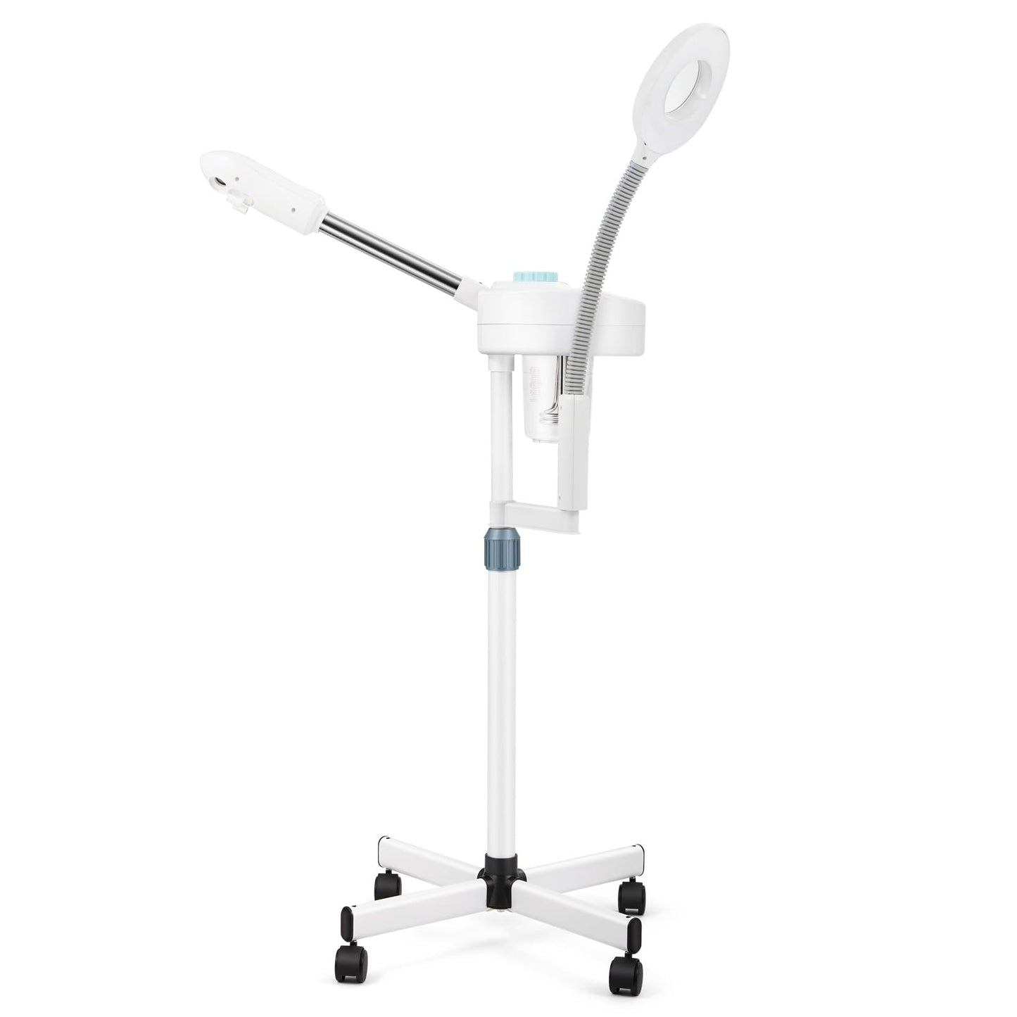 Professional 3 in 1 Facial Steamer Upgrade Esthetician Steamer with hot & Cold Nozzle 5X LED Magnifying Lamp Beauty Salon Spa