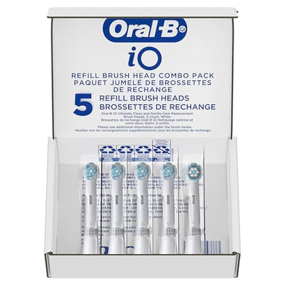 Oral-B iO Series Ultimate Clean Electric Toothbrush Replacement Brush Heads for an Oral-B Electric Toothbrush, 2 count, White