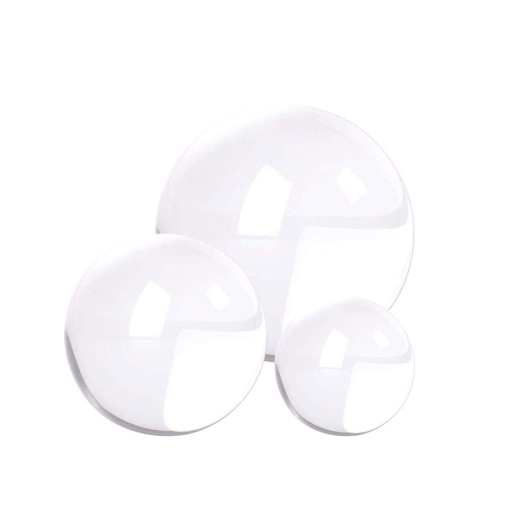 EMART Crystal Ball for Photography 3 Pack, Props Decoration, K9 Lens Suitable Gazing for Divination, Feng Shui, Fortune Telling, Meditation, Magical Shots, Elegant Home & Party Decor(60/80/100mm)