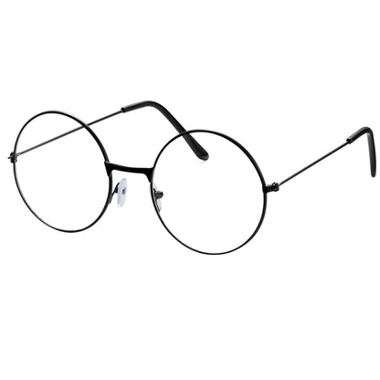 Spooktacular Creations Halloween Wizard Glasses, Old Men Round Wire Costume Glasses Accessory for Men Women Halloween Dress Up, Halloween Costume Prop