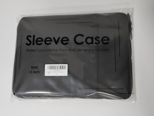 ProElife 13-Inch Laptop Sleeve Case for 2025-2022 MacBook Air 13.6 inch with Apple M4 M3 M2 Chip & MacBook Pro 13.3 inch M2 Chip Accessory Traveling Carrying Canvas Bag Cover Simple Case (Black)
