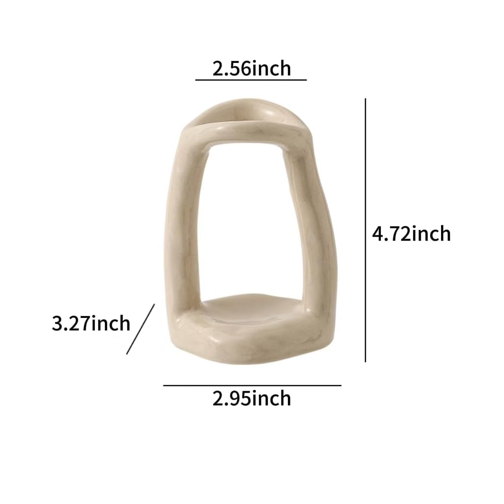 East–BrightenZF Handmade Ceramic Holder Stand for Toothbrushes, Makeup Brushes, and Pens - Minimalist Design for Bathroom Vanity and Countertops Decor (Milky White)