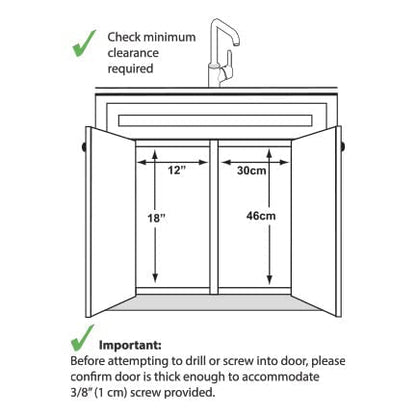 TrashRac 82153-3 Gallon Trash Rack System