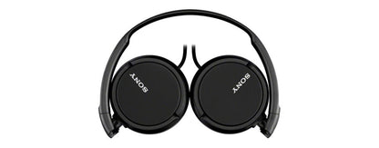 Sony MDR-ZX110 Wired Overhead Headphones, Neodymium Dynamic Drivers, Swivel Fold Design - Black