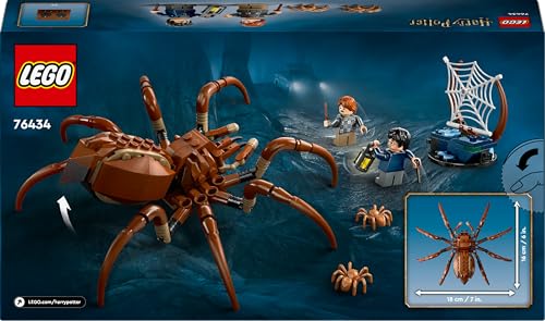 LEGO Harry Potter Aragog in the Forbidden Forest Set, Building Toy for Kids, with Spider Figure & Ron Weasley Character Minifigure, Wizarding World Gift for 7 Plus Year Old Boys, Girls and Fans 76434