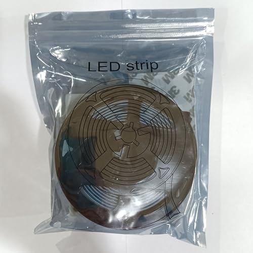 LED Strip Motion Sensor Battery Operated 2 m 60 LED Light Strip Motion Sensor Battery for Cabinets, Stairs, Kitchen (Cool White)