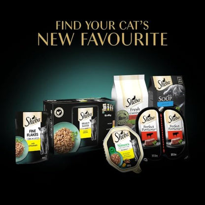 Sheba Select Slices Cat Wet Food - Poultry Selection in Gravy - 40x85g (Pack of 1)
