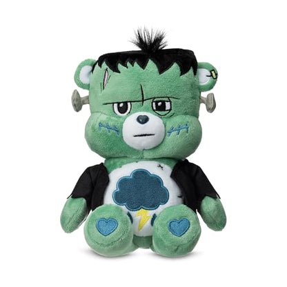 Care Bears Basic Fun, Grumpy as Frankenstein, Universal Monsters 22cm Plush, Cuddly Toys for Children, Cute teddy bear, Suitable for Girls and Boys Ages 4+