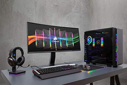Corsair VENGEANCE RGB PRO DDR4 RAM 32GB (2x16GB) 3600MHz CL18 AMD Ryzen iCUE Compatible Computer Memory - Black (CMW32GX4M2Z3600C18)