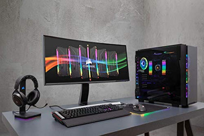 Corsair VENGEANCE RGB PRO DDR4 RAM 32GB (2x16GB) 3600MHz CL18 AMD Ryzen iCUE Compatible Computer Memory - Black (CMW32GX4M2Z3600C18)