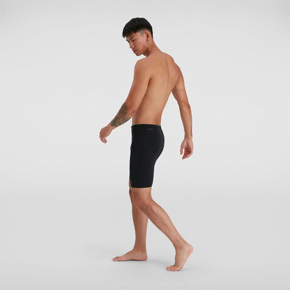 Speedo Men's Endurance + Jammer Swimming Trunks | Chlorine Resistance | Comfort Fit | Swim Training | Fitness, Black, 32