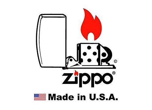 Zippo Lighter- Wolves Wolf Street Chrome Windproof Lighter #Z5224