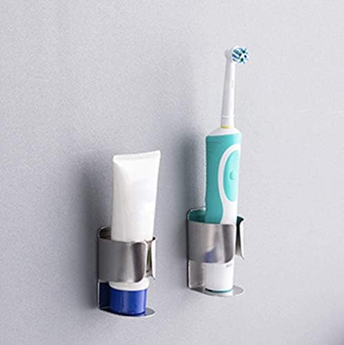 Electric Toothbrush Holder, 304 Stainless Steel Wall Mounted Self Adhesive