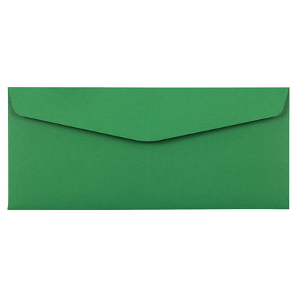JAM PAPER #10 Business Colored Envelopes - 4 1/8 x 9 1/2 - Green Recycled - 50/Pack
