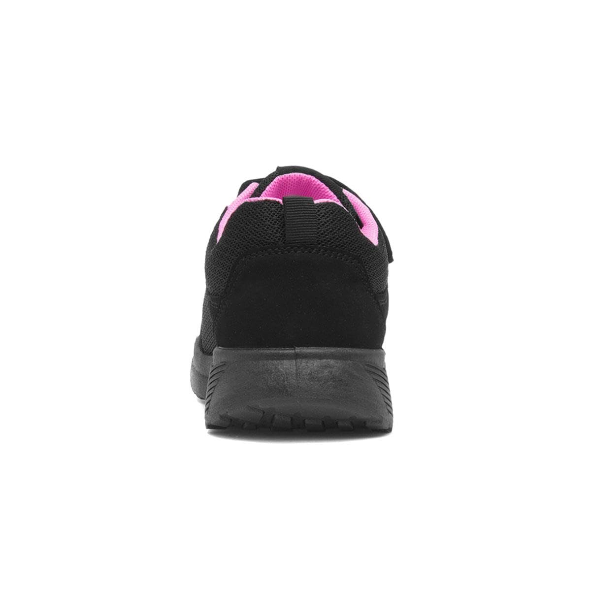 XL Kids Black Easy Fasten Trainer - Size 1 UK - Black