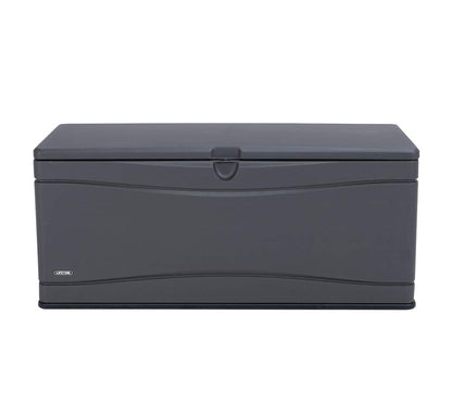 LIFETIME 60298 Heavy Duty Outdoor Storage Deck Box, 130 Gallon, Gray