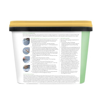 GLEAN Patio Grout | NATURAL | 15kg - 20m² Coverage | Jointing Compound | Brush In Patio Grout For Paving Patios & Block Paving | Self Setting All Weather Application | Ready Mixed