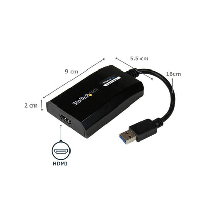 StarTech.com USB 3.0 to HDMI Adapter - DisplayLink Certified - 1080p (1920x1200) - USB Type-A to HDMI Display Adapter Converter for Monitor - External Video & Graphics Card - Windows/Mac (USB32HDPRO)